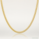 14k 5.25mm Semi-Solid Miami Cuban Chain - Lifestyle View