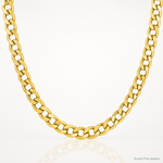 14k 11.3mm Semi-Solid Curb Chain - Lifestyle View