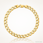 14k 11.3mm Semi-Solid Curb Chain - Lifestyle View