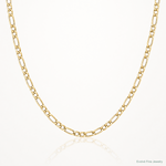 14k 5.75mm Semi-Solid Figaro Chain - Lifestyle View