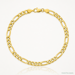 14k 6.25mm Semi-Solid Figaro Chain - Lifestyle View