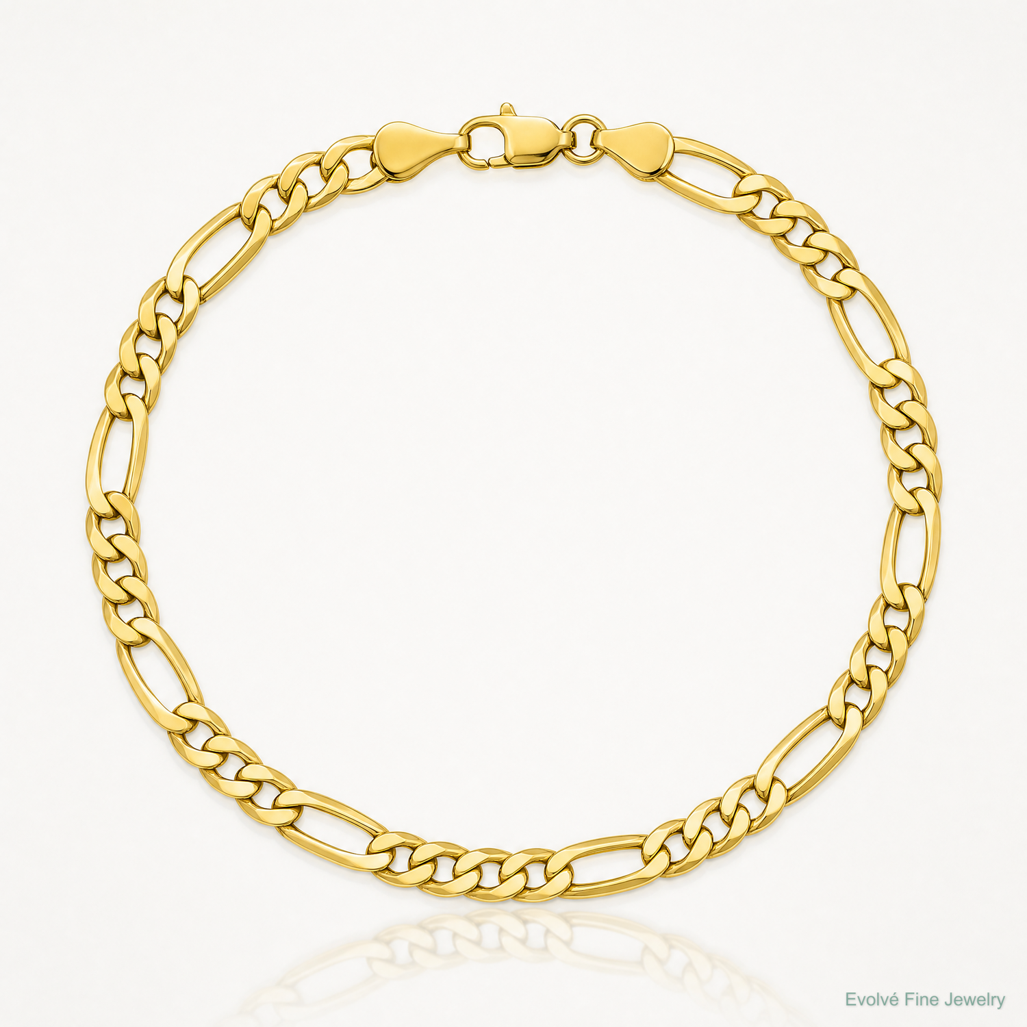 14k 6.25mm Semi-Solid Figaro Chain - Lifestyle View