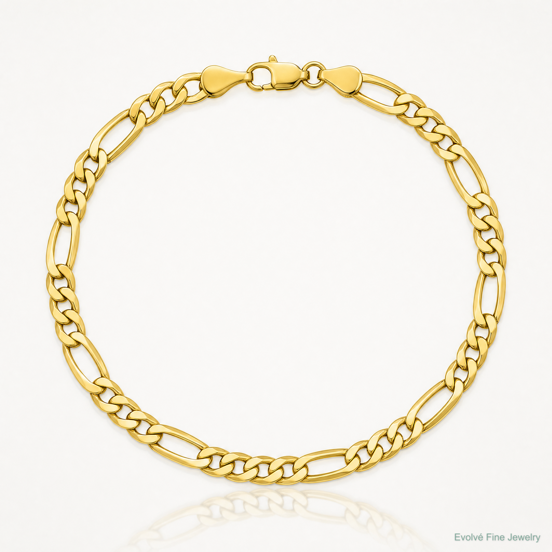 14k 6.25mm Semi-Solid Figaro Chain - Lifestyle View