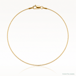 14k .95mm Box Chain - Lifestyle View