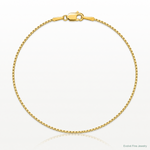 14k 1mm Box Chain - Lifestyle View