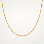 14k 1.1mm Box Chain - Lifestyle View