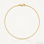 14k 1.1mm Box Chain - Lifestyle View