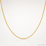 14k 1.3mm Box Chain - Lifestyle View