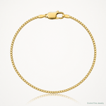 14k 1.3mm Box Chain - Lifestyle View