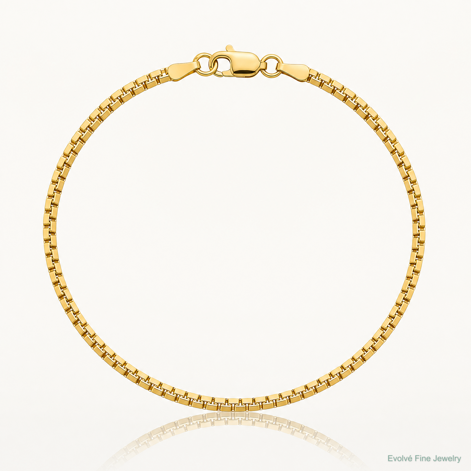 14k 1.9mm Box Chain - Lifestyle View