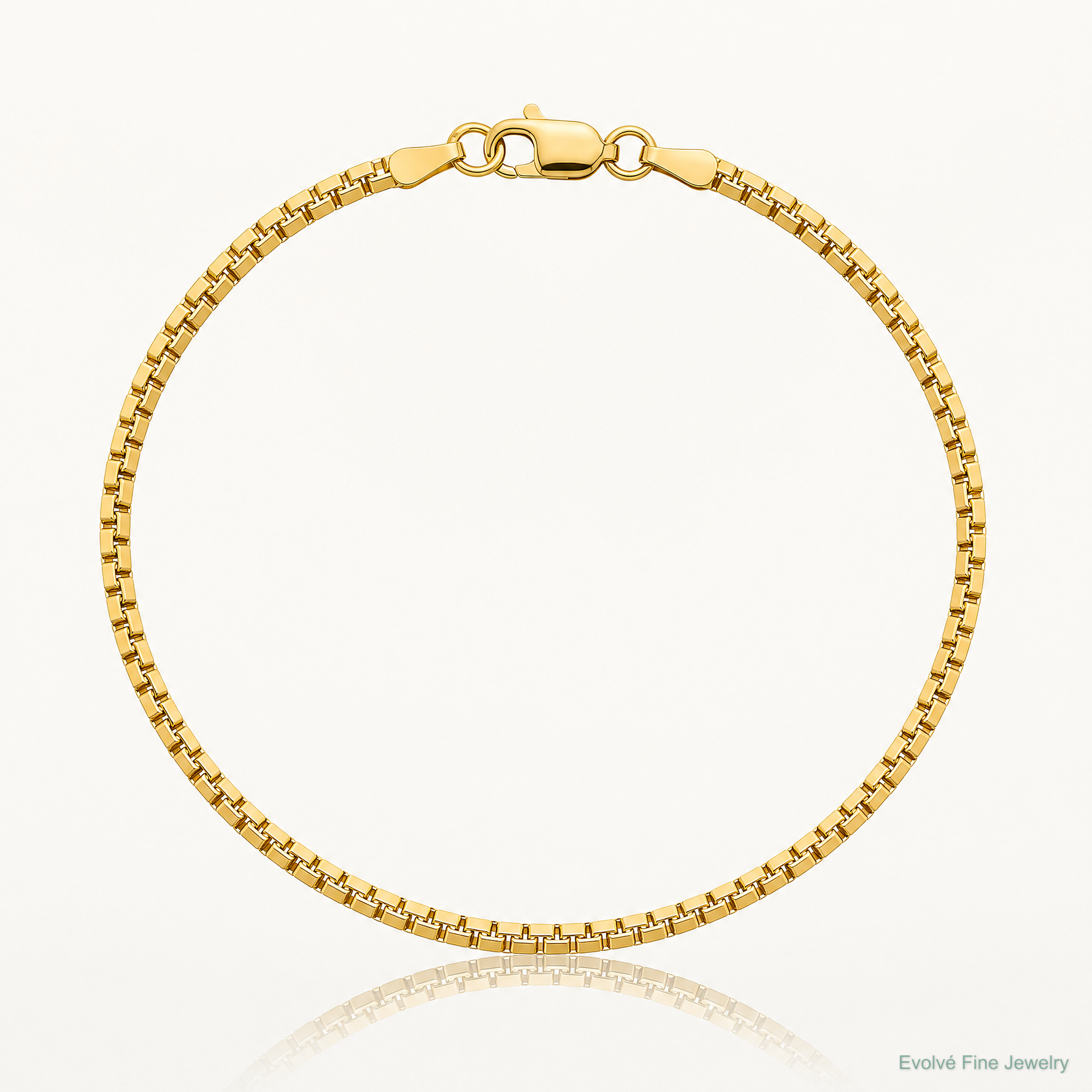 14k 1.9mm Box Chain - Lifestyle View