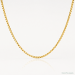 14k 2.5mm Box Chain - Lifestyle View