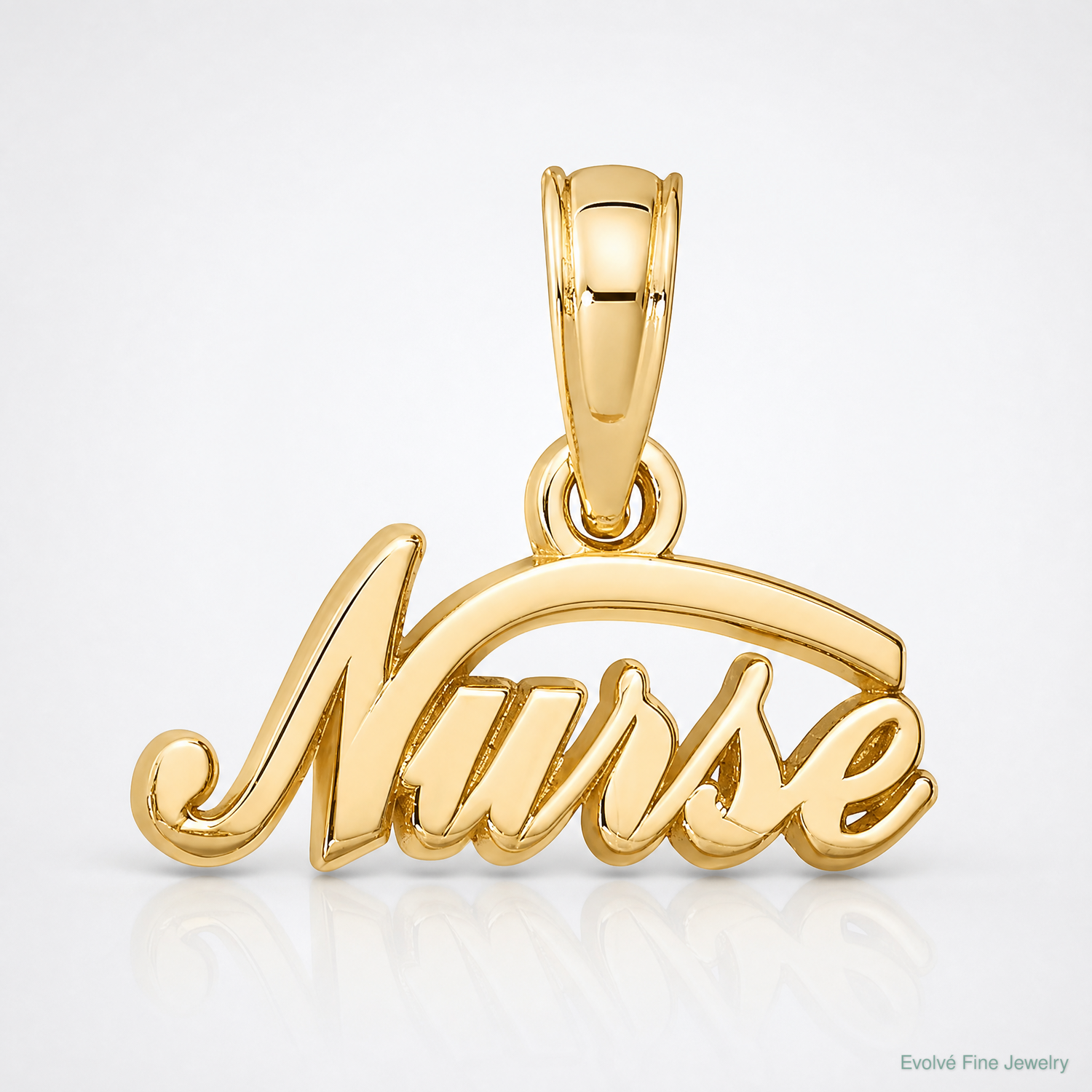 14k Nurse Pendant - Lifestyle View