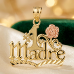 14k Yellow and Rose Gold 