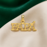 14k PAPA Charm - Lifestyle View