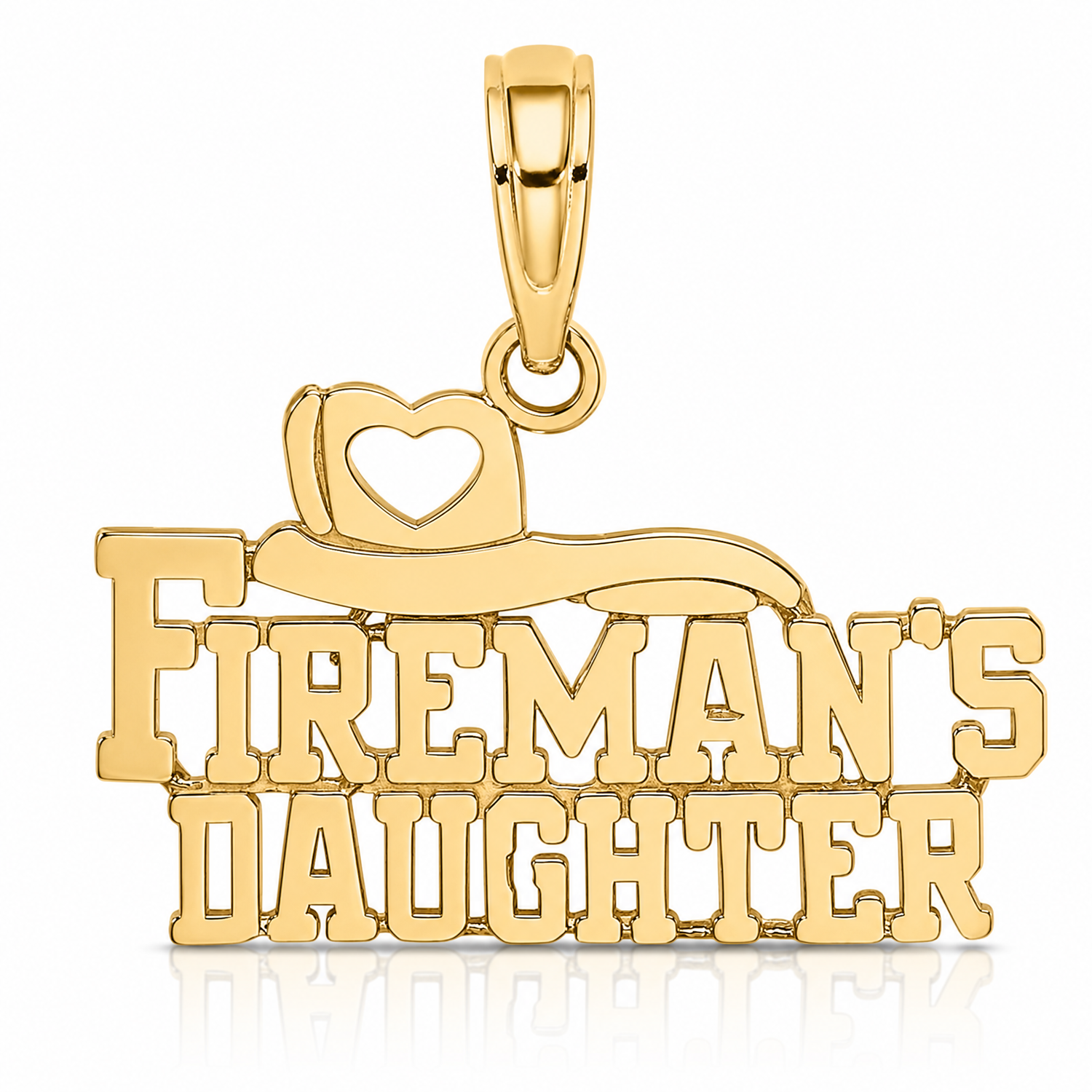 14k FIREMAN'S DAUGHTER Charm - Lifestyle View