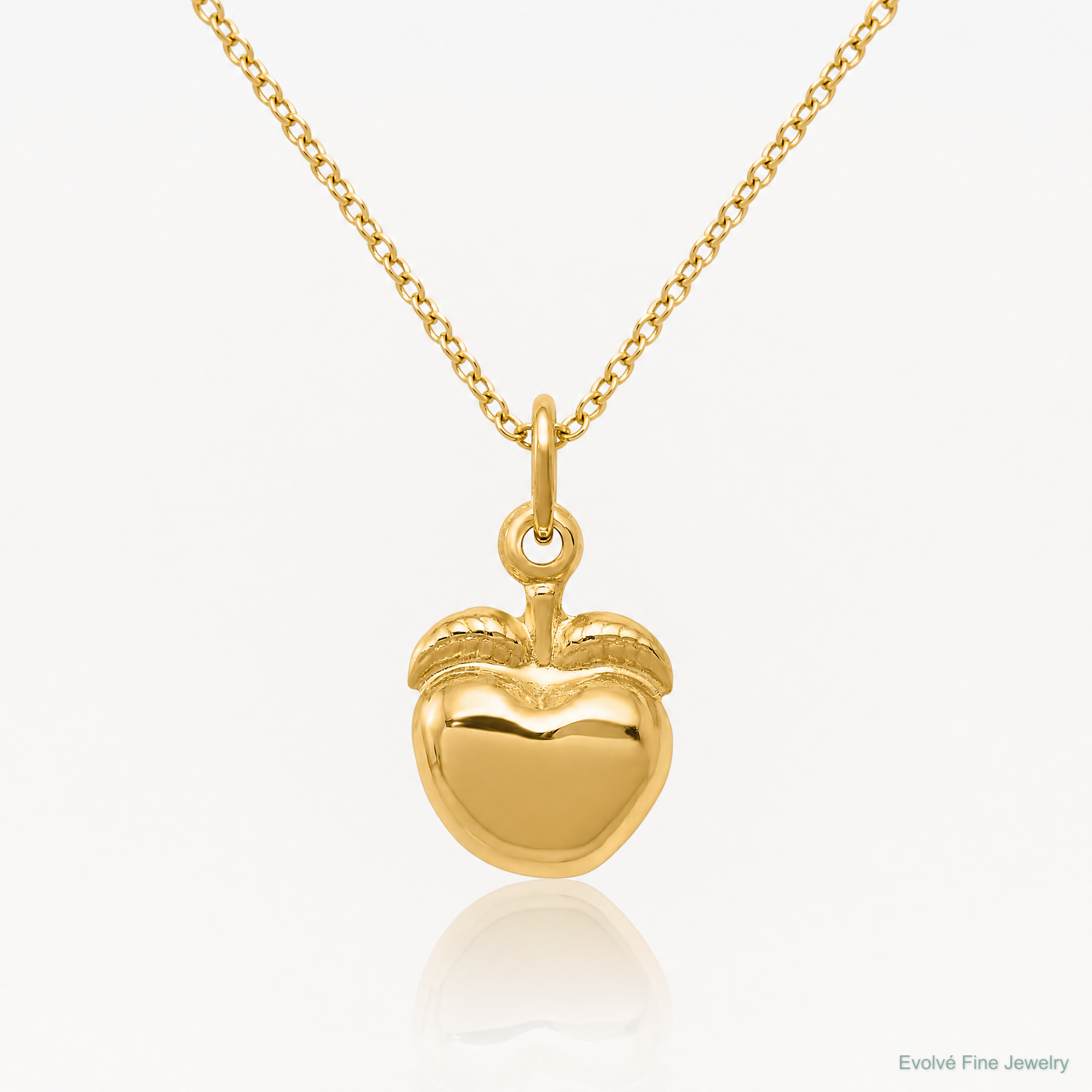 14k Apple Charm - Lifestyle View