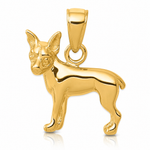 14k Chihuahua Dog Pendant - Lifestyle View