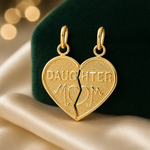 14k Break-apart MOM-DAUGHTER Charm - Lifestyle View