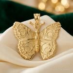 14k Butterfly Charm - Lifestyle View