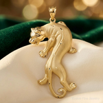14k Panther Pendant - Lifestyle View