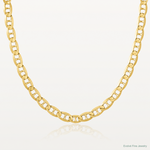 14k 4.5mm Concave Anchor Chain - Lifestyle View