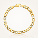 14k 5.25mm Concave Anchor Chain - Lifestyle View
