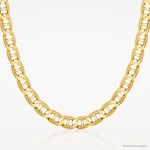 14k 8mm Concave Anchor Chain - Lifestyle View