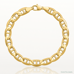 14k 8mm Concave Anchor Chain - Lifestyle View