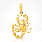 14k Scorpion Pendant - Lifestyle View