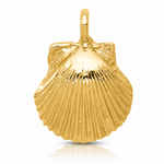 14k Seashell Pendant - Lifestyle View