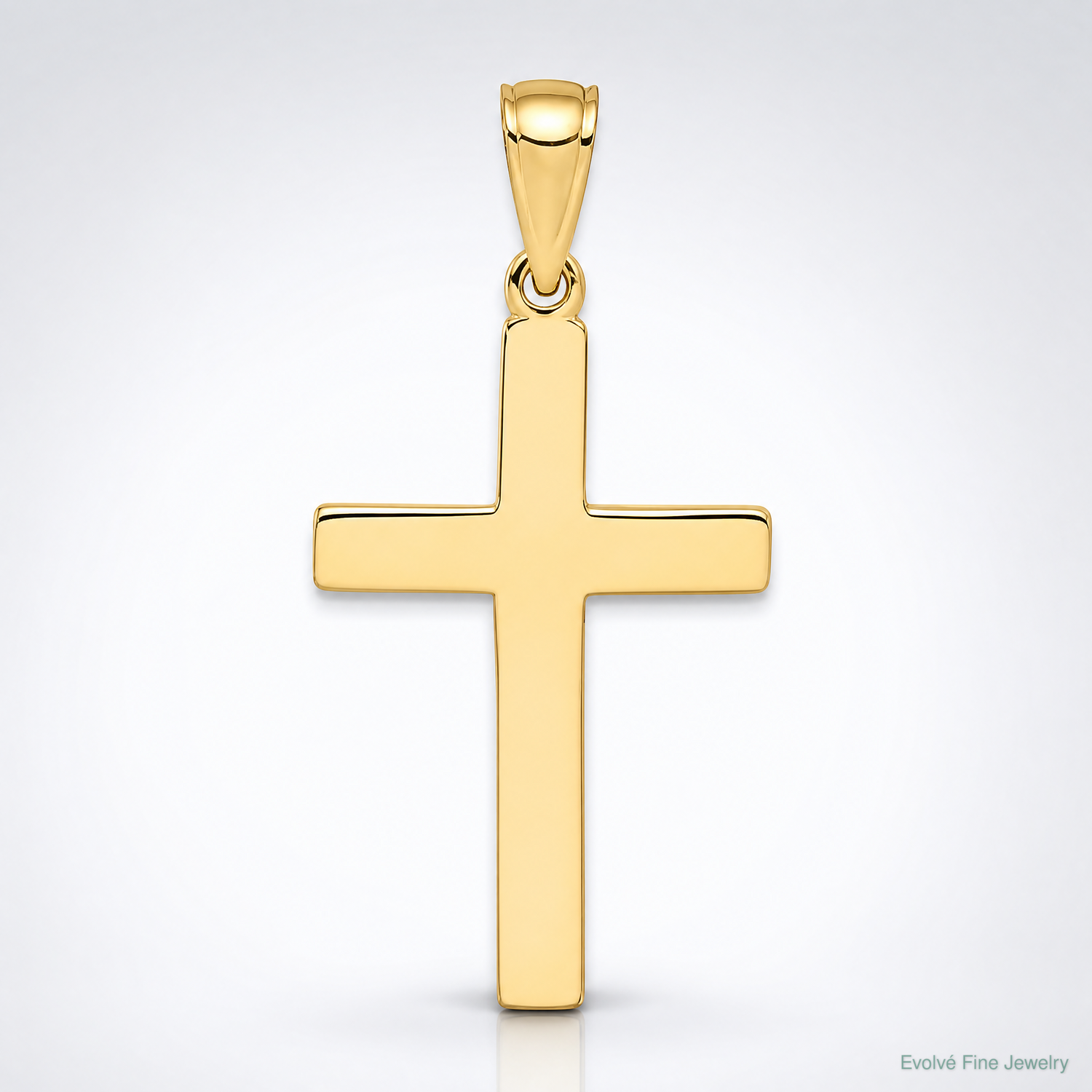 14k Cross Pendant - Lifestyle View