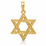 14k Star of David Pendant - Lifestyle View