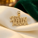 14K TE AMO MAMA Charm - Lifestyle View