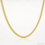 14k 3.5mm Solid Miami Cuban Chain - Lifestyle View