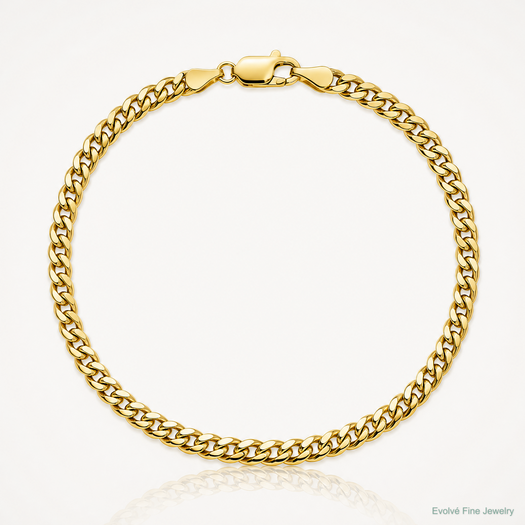 14k 4.25mm Solid Miami Cuban Chain - Lifestyle View