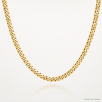 14k 4.3mm Solid Miami Cuban Chain - Lifestyle View
