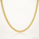 14k 5mm Solid Miami Cuban Chain - Lifestyle View