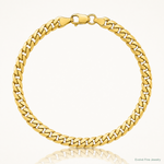 14k 5mm Solid Miami Cuban Chain - Lifestyle View