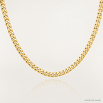 14k 5.5mm Solid Miami Cuban Chain - Lifestyle View