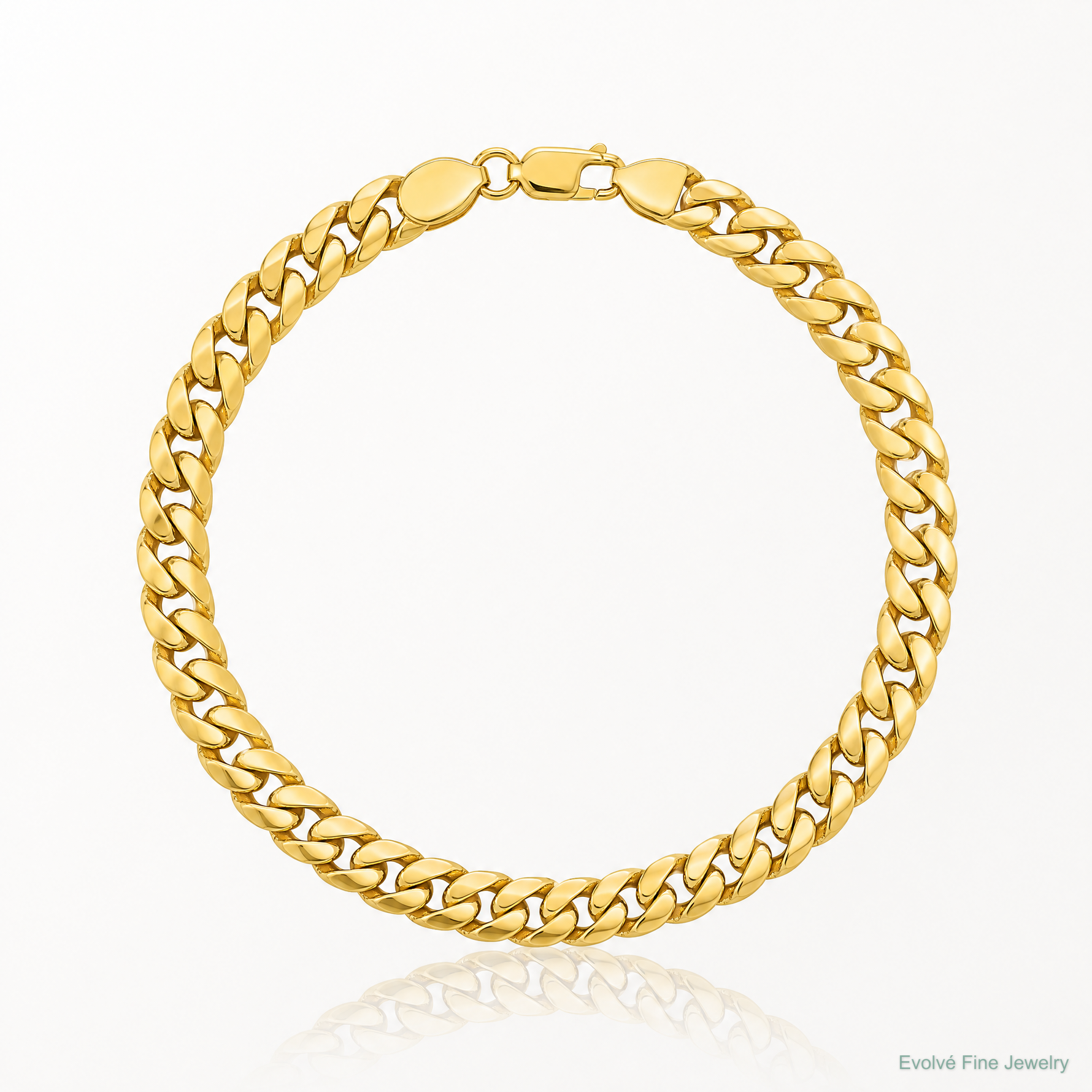 14k 5.5mm Solid Miami Cuban Chain - Lifestyle View