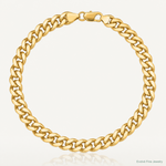 14k 6.75mm Solid Miami Cuban Chain - Lifestyle View