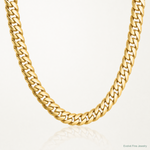 14k 8mm Solid Miami Cuban Chain - Lifestyle View
