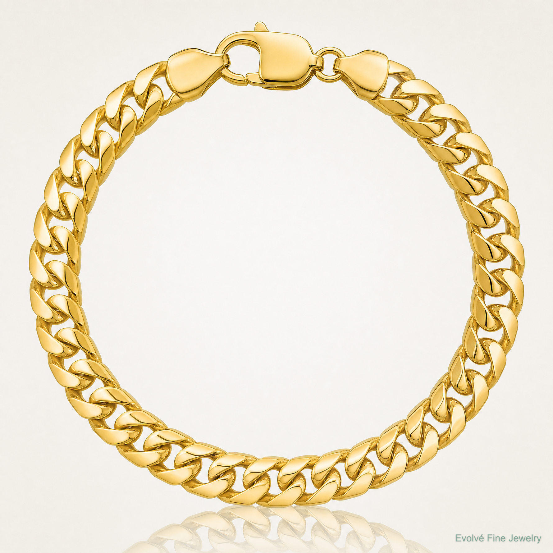 14k 8mm Solid Miami Cuban Chain - Lifestyle View