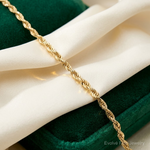 14k 2.0mm Ultra D/C Rope Chain - Lifestyle View