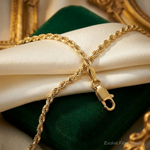 14k 2.5mm Ultra D/C Rope Chain - Lifestyle View