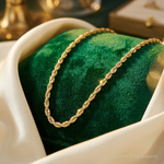 14k 2.75 mm Ultra D/C Rope Chain - Lifestyle View