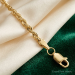 14k 2.75mm Ultra D/C Rope Chain - Lifestyle View