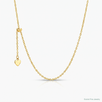 Leslie's Sterling Silver Gold-plated Adjustable 1.75mm Cable Chain - Lifestyle View