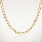 14k 2.4mm Concave Anchor Chain - Lifestyle View